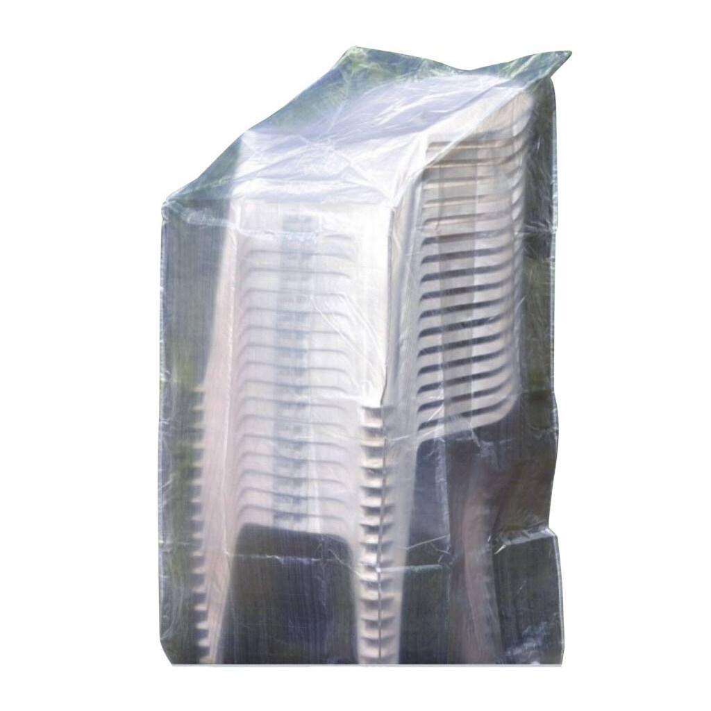 Schutzhülle Hülle für Gartenstühle Stapelstühle 110/150x65x65 transparent 1926
