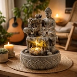 thumbnail of Brunnen LED Buddhafigur Kaskaden Zimmerbrunnen H: 25cm Tischbrunnen