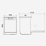 thumbnail of JAVA 6060DW Lavavajillas Digital Libre Instalación 60 cm