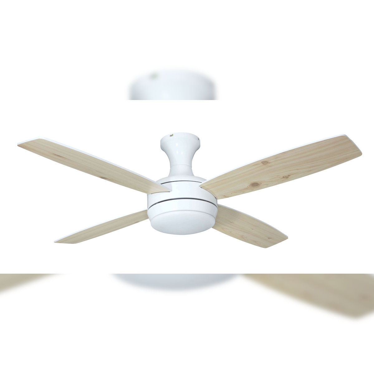 aireRyder Deckenventilator Saturn Weiß mit Licht & Fernbedienung 132 - white metal