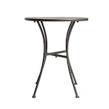 thumbnail of Mesa de bistró redonda Bolero de diseño estilizado en gris acero de 60 cm