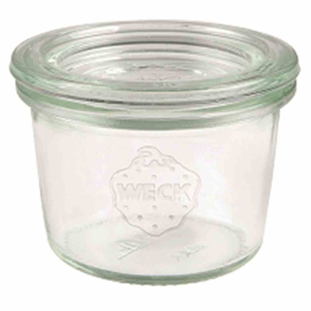 WECK Mini Sturzglas, Ø 6 cm, H: 3.7 cm,  50 mL, mit Deckel, 12er Set