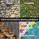 thumbnail of zaun|zu® Sichtschutzstreifen Schiefer bedruckter Sichtschutz 2,5m x 2,0m