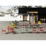 thumbnail of METRO PROFESSIONAL Cadeira empilhável para restauração, plástico, terracota