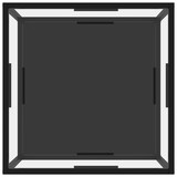 thumbnail of vidaXL Couchtisch Transparent und Schwarz 60x60x35 cm Hartglas