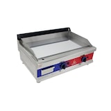 thumbnail of Gasfrit – Hardchroom roestvrijstalen gasplaat voor industrieel gebruik in restaurant 800 x 575 x 365 mm 6 kW