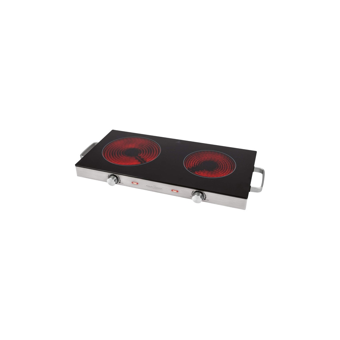 Placa de cocción doble por infrarrojos PC-DKP 1211 para uso no intensivo Proficook