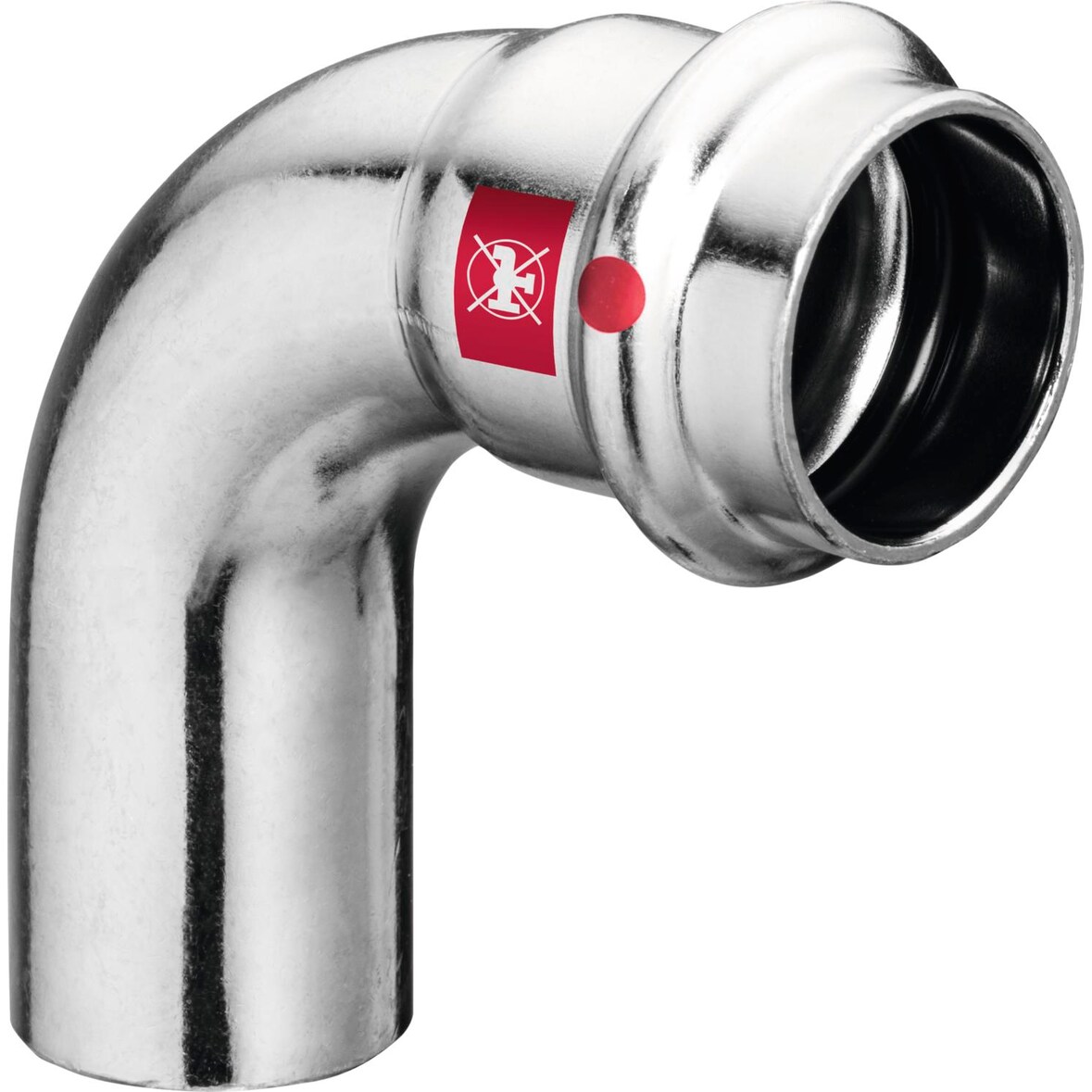 VIEGA Bogen I/A 90° Prestabo Stahl verzinkt 15mm