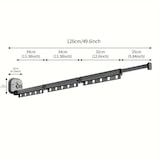 thumbnail of Étendoir à linge mural Extensible 125cm Noir Kitchen Move