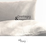 thumbnail of Oh Cosy Bettwäscheset Sally - Musselin - 2-teilig -135x200cm - Helltaupe