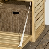 thumbnail of Outsunny - Aufbewahrungsbox - 80Lx45Wx160Hcm - Naturholz