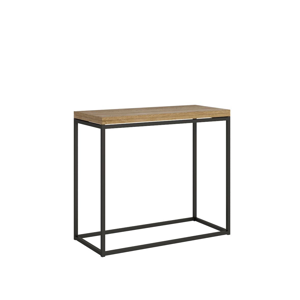 Consola plegable 90x45/90 cm Nordica Libra Estructura Roble Natural Antracita