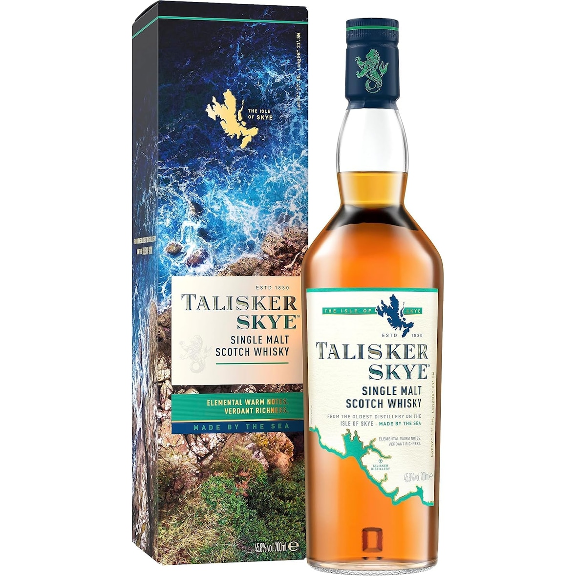 Talisker Skye Single Malt Scotch Whisky 45,8% Vol. 0,7l en boîte cadeau