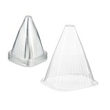 thumbnail of Relaxdays Pflanzenhut, 32er Set, Schneckenschutz, Frostschutz, HxBxT: 22 x 19 x 19 cm, Pflanzenhütchen PVC, transparent