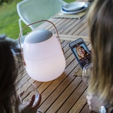 thumbnail of Lampe enceinte bluetooth 10W Blanc Lumisky