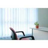 thumbnail of Lamellenvorhang Schiebevorhang fertiges Komplettsystem (weiss, 200x250 cm)