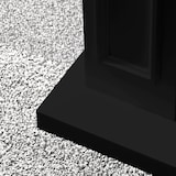 thumbnail of Cornice per camino rivestimento in legno L89,5xH90,5xP28 Jefferson Nero