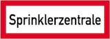 thumbnail of Schild Sprinklerzentrale, Alu, 297x105 mm