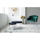 thumbnail of Hocker Dido 100 2er-Set Schwarz / Silber