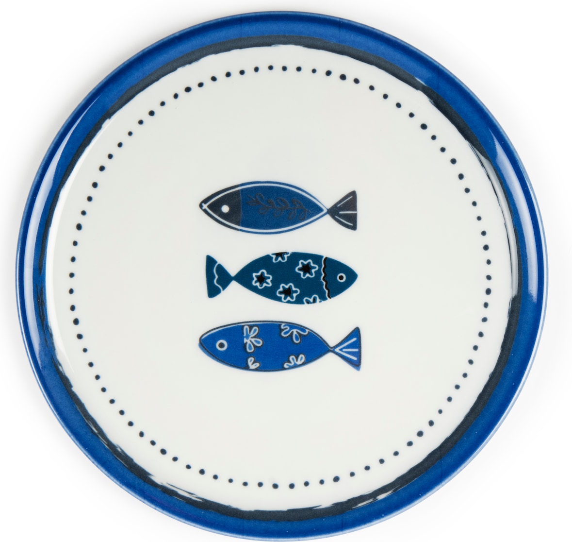 Excelsa lot de 6 assiettes à pizza Ocean porcelaine 31 cm bleu | METRO