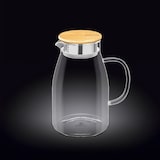 thumbnail of Wilmax Borosilikat Glas Krug mit Bambusdeckel, 1500ml