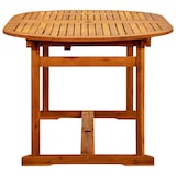 thumbnail of Mesa de comedor jardín madera maciza acacia (160-240)x100x75 cm