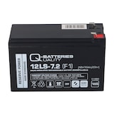 thumbnail of Q-Batteries 12LS-7.2 F1 12V 7,2Ah Blei-Vlies-Akku / AGM VRLA mit VdS