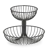 thumbnail of Zeller Obst Etagere 2 Etagen Metall