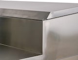 thumbnail of Romux® Saladette Kühltisch mit 2 Türen 136x70 cm für 7 GN 1/3 Behälter mit Umluftkühlung | Zubereitungstisch aus Edelstahl mit Kapazität 228 L
