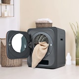 thumbnail of Abgastrockner 3kg bis 4kg 850W mit 6 Programmen, Überhitzungsschutz, Wandmontage und UV-Sterilisationsfunktion – effizient, leise, Grau