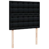 thumbnail of vidaXL Ottoman-Bett mit Matratze & LEDs Schwarz 120x190 cm Stoff