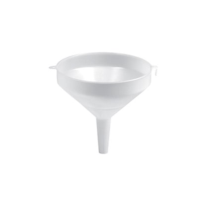Witte plastic trechter Ø 12 cm