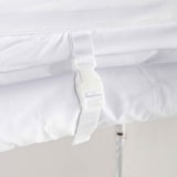 thumbnail of Wandtür mit Reißverschluss für Faltzelt weiß 4m 480g-m² - M2