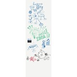 thumbnail of Whiteboard Folie WRAP-UP 101x600 cm magnethaftend, wieder beschreibbar