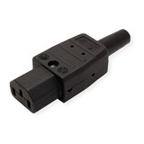 thumbnail of BACHMANN Accoppiatore per apparecchi IEC320 C13 10A/250VAC, connessione a vite, nero