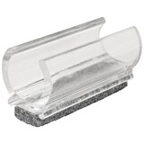 thumbnail of WAGNER Klemmschalengleiter für Rundrohr 4tlg. - 50 x 12/19 x 17/25 mm, Filz 8 mm, Kunststoff transparent - 15069299