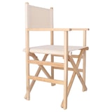 thumbnail of WellHome - Director-Sessel Sunset, lackiert mit rohem Canvas 51x46x86 cm