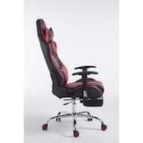thumbnail of Fauteuil de bureau Gamer Limit V2 en similicuir Noir / Rouge/avec repose-pieds
