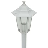 thumbnail of vidaXL Garten-Pollerleuchte 6 Stk. E27 110 cm Aluminium Weiß