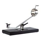 thumbnail of BELLO Aneto - Soporte Jamonero Basculante en DM. Acero Inoxidable. Cabezal Giratorio. Negro