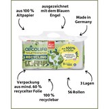 thumbnail of Toilettenpapier RECYCLING, 56 Rollen à 150 Blatt, 3-lagig, superweich, Dermatest geprüft