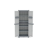 thumbnail of Armario Resina 4 Estantes Gris Wave