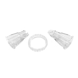 thumbnail of Schneider - Adapter Doppelt für Tüllen, transparent, 3-tlg., Polycarbonat