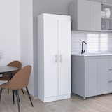 thumbnail of Alacena Nepal en melamina con 2 puertas y 5 estantes , blanco , 169.9 cm  X 60 cm  X 30.3 cm