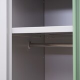 thumbnail of Spind Saturn | HxBxT 180x30x50cm | Metall | nach ASR A4.1 | Mint-Grün | Garderobenschrank Kleiderspind Umkleideschrank