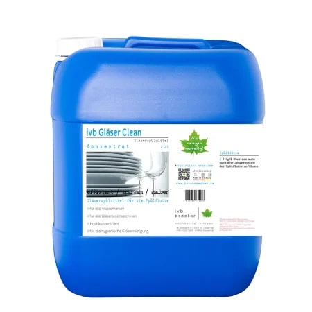 Gläser Clean 10 l, Gläserspülmittel für alle Wasserhärten