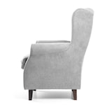 thumbnail of Sillón Irene SUEÑOSZZZ Sillón Orejero Tapizado En Tela Gris Plata