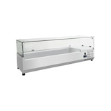 thumbnail of METRO PROFESSIONAL Vitrine refrigerada GHS1120, vidro/ aço inoxidável, 120.5 x 46 x 39.5 cm, 40 L, refrigeração por ventilação, 180 W, prateado