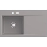 thumbnail of Villeroy&Boch Spülbecken mit Abtropffläche rechts, Subway Style 50 Fossil 90x51cm, Keramik, Excenterbetätigung