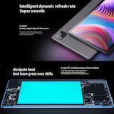 thumbnail of Tablette Tactile 10 Pouces Android 12 Octa Core 8GB+256GB 4G LTE Double SIMe Gris YONIS